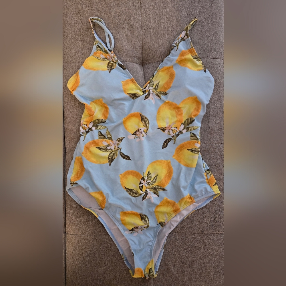 MARINA Lemon Patterned Swimwear